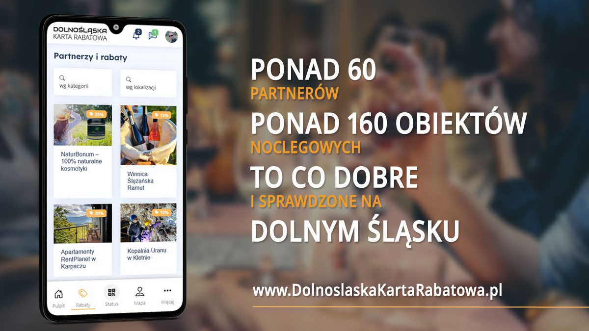 Ponad 60 Partnerów z rabatami na Dolnym Śląsku!