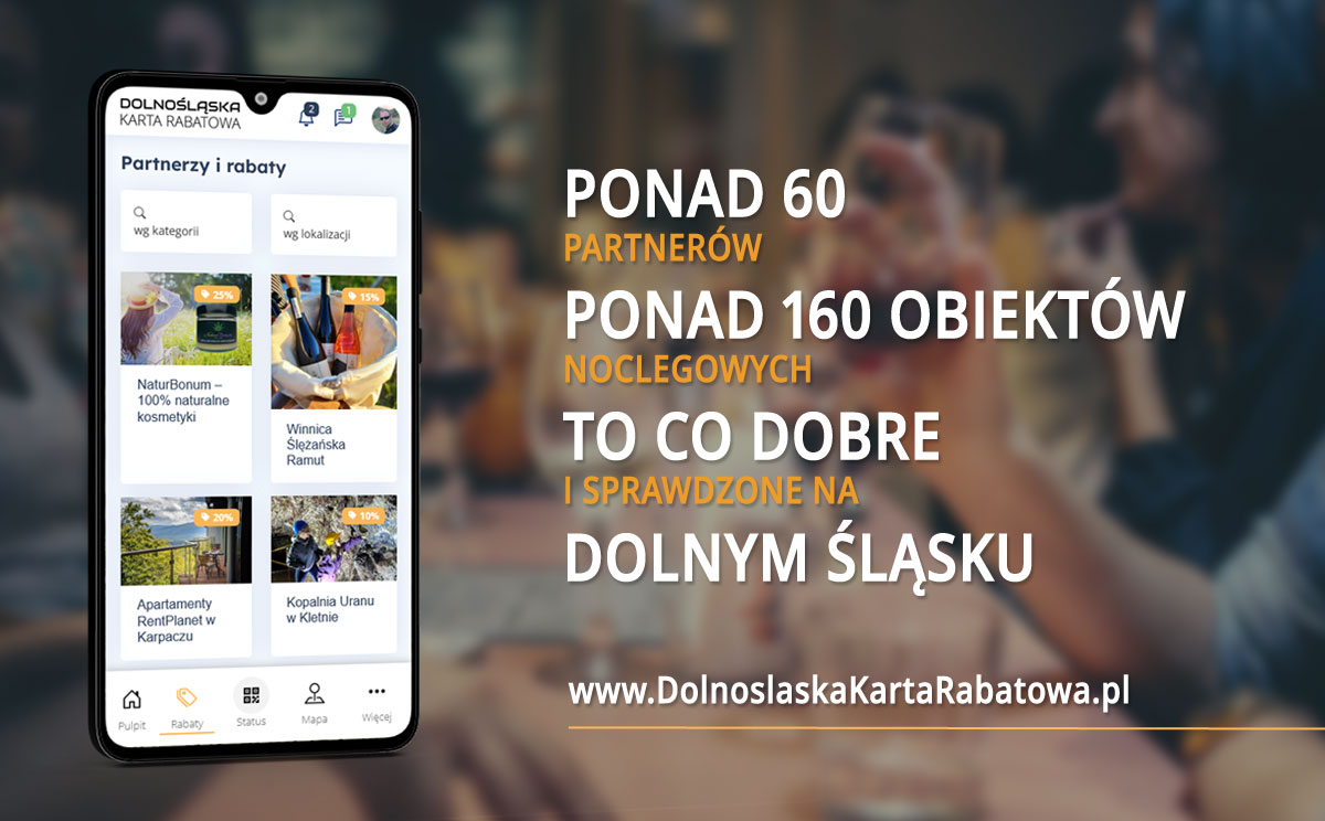 Ponad 60 Partnerów z rabatami na Dolnym Śląsku!