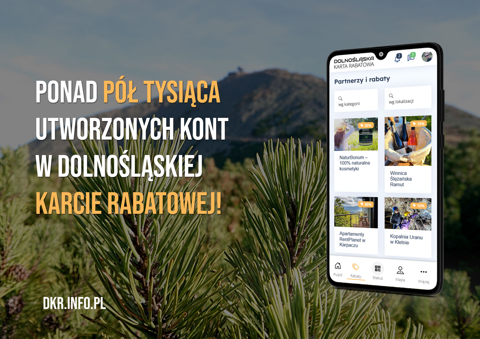 Ponad pół tysiąca kont w Dolnośląskiej Karcie Rabatowej